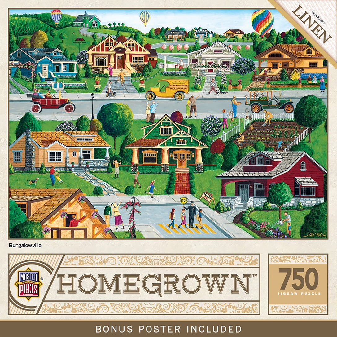 Homegrown - Bungalowville 750 Piece Puzzle