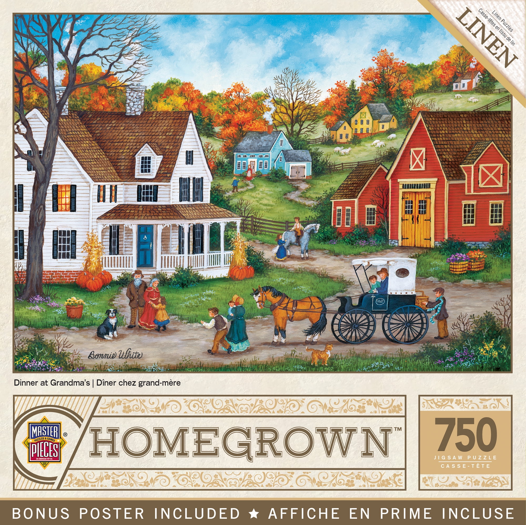 Homegrown - Dinner at Grandma's 750 Piece Interlocking Jigsaw Puzzle for Adults