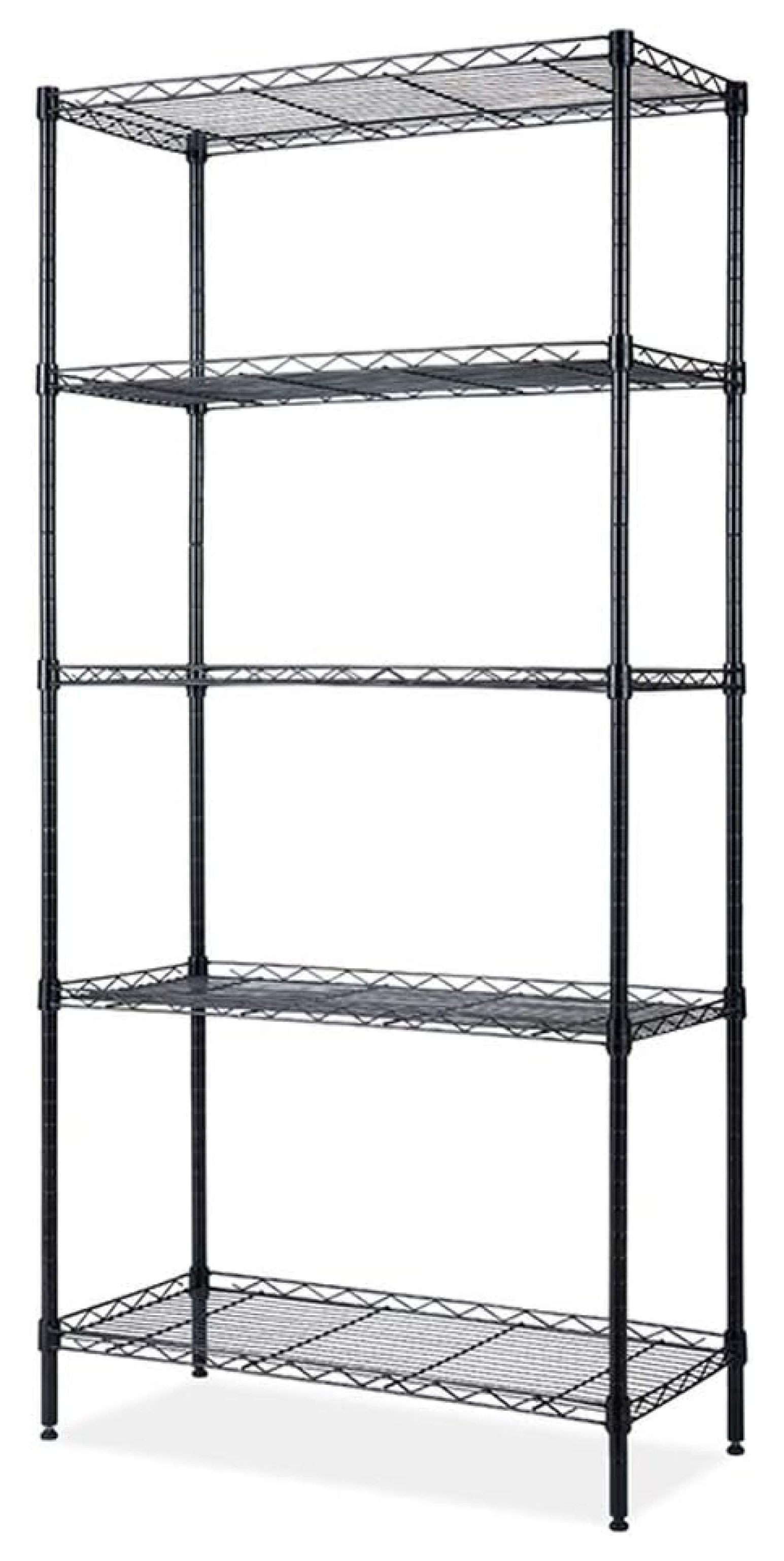Homehour 5 Tier Narrow Wire Shelving Unit, Adjustable Narrow Metal