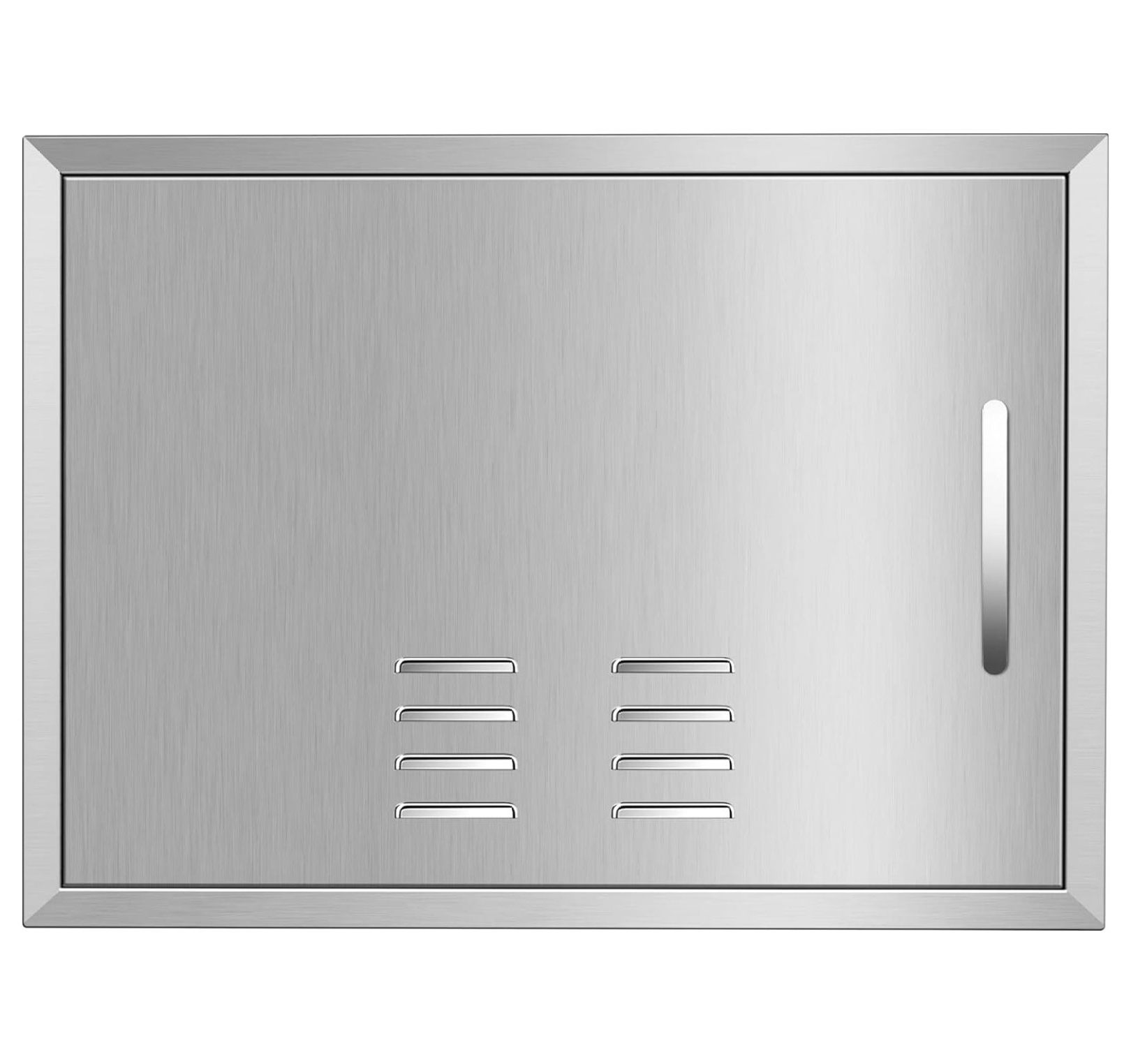 Homehour Outdoor Kitchen Doors 27''W X 20''H，Flush Mount Stainless