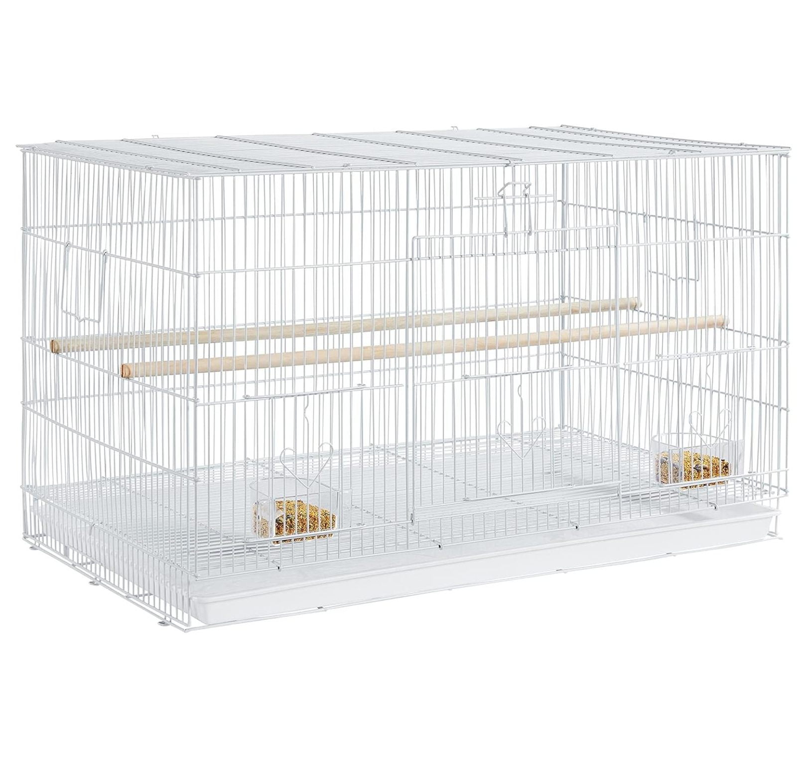 Homehours 30inch Flight Cage for Parrots Finches Budgies Cockatiels