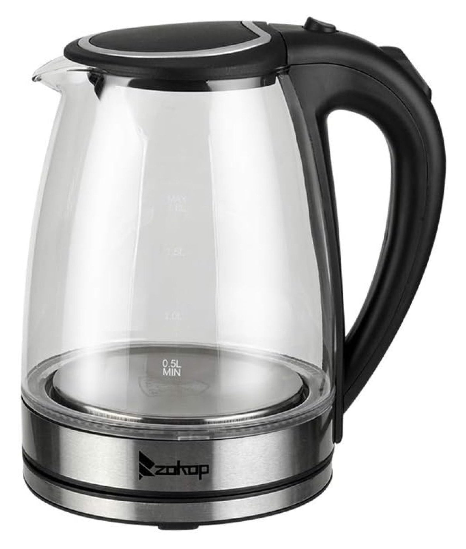 Homehours Electric Kettle with Glas,Electric Glass Kettle and Tea Maker