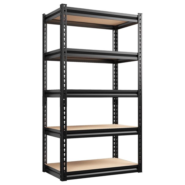 Homehours Garage Shelving Heavy Duty Storage Shelves 1500 LBS,5Tier Garage Shelves Metal