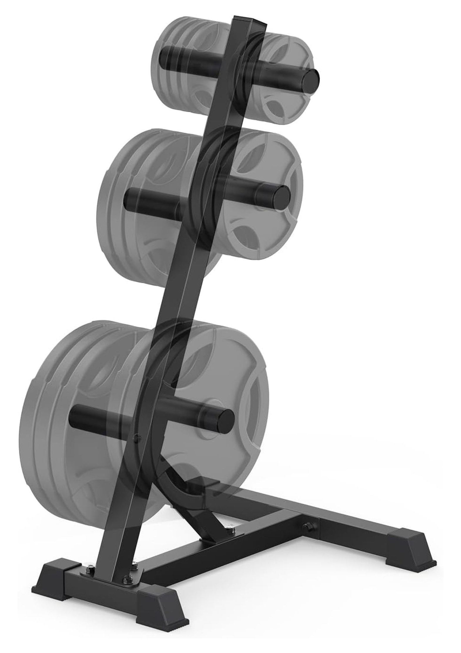Homehours Olympic Weight Plate Tree Weight Rack for 2inch Weight
