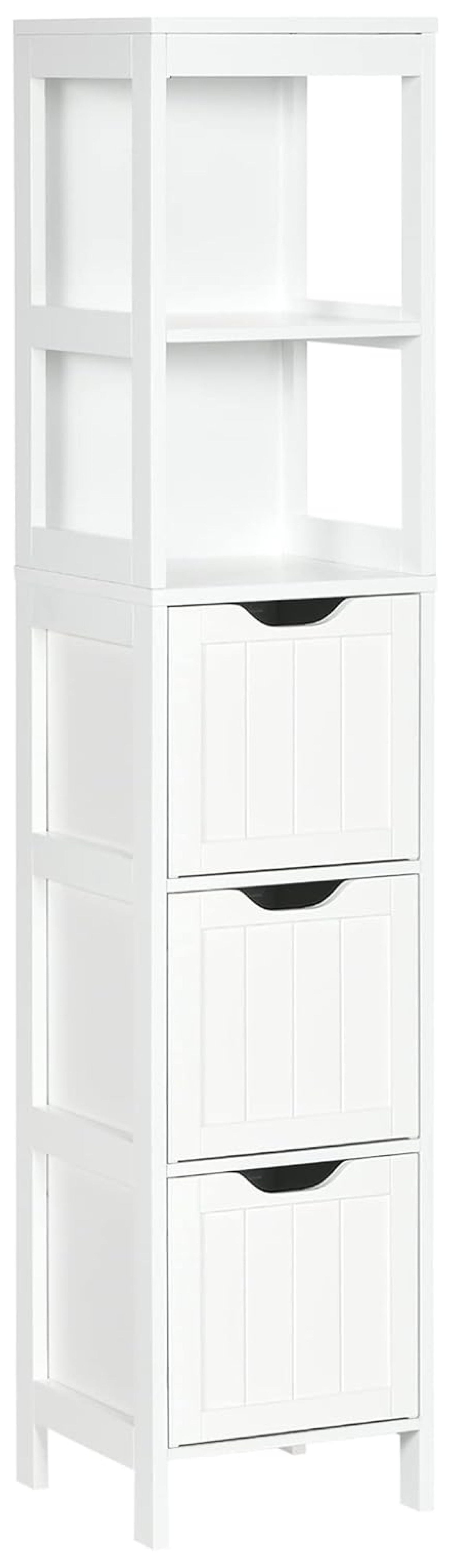 Homehours Tall Bathroom Slim Bathroom Storage Narrow