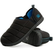 HOMEIER RALPH Men's Cozy Outdoor Indoor Slippers Dual-Tone Memory Foam Slip-Ons Loafers House Shoes