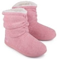 thumbnail image 1 of Homeier Ralph Women's Chenille Knit Boots Slippers Warm Plush Fleece Cosy Winter Booties Slipper Memory Foam House Shoes, 1 of 7