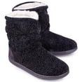 thumbnail image 1 of Homeier Ralph Women's Chenille Knit Boots Slippers Warm Plush Fleece Cosy Winter Booties Slipper Memory Foam House Shoes, 1 of 7
