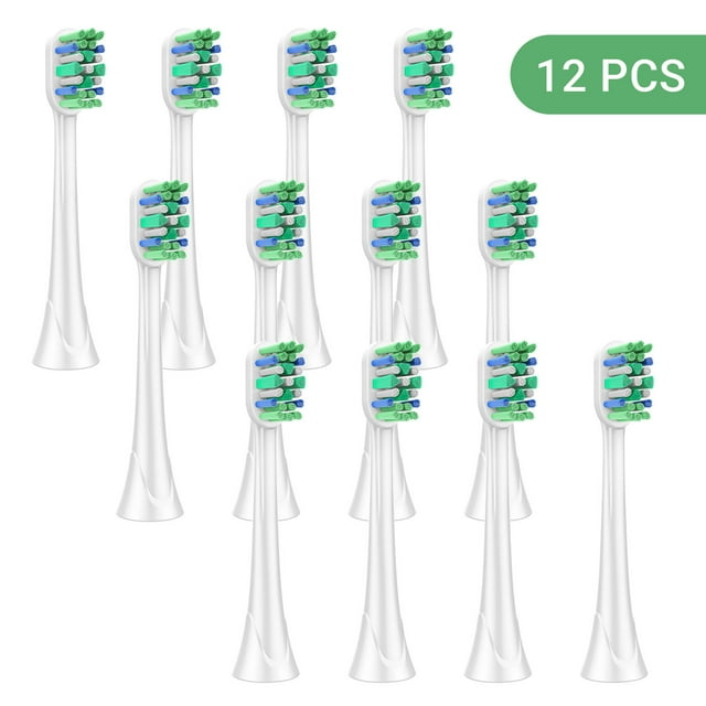 Homeika 12 Pcs Replacement Toothbrush Heads Plaque Preventi Brush Heads