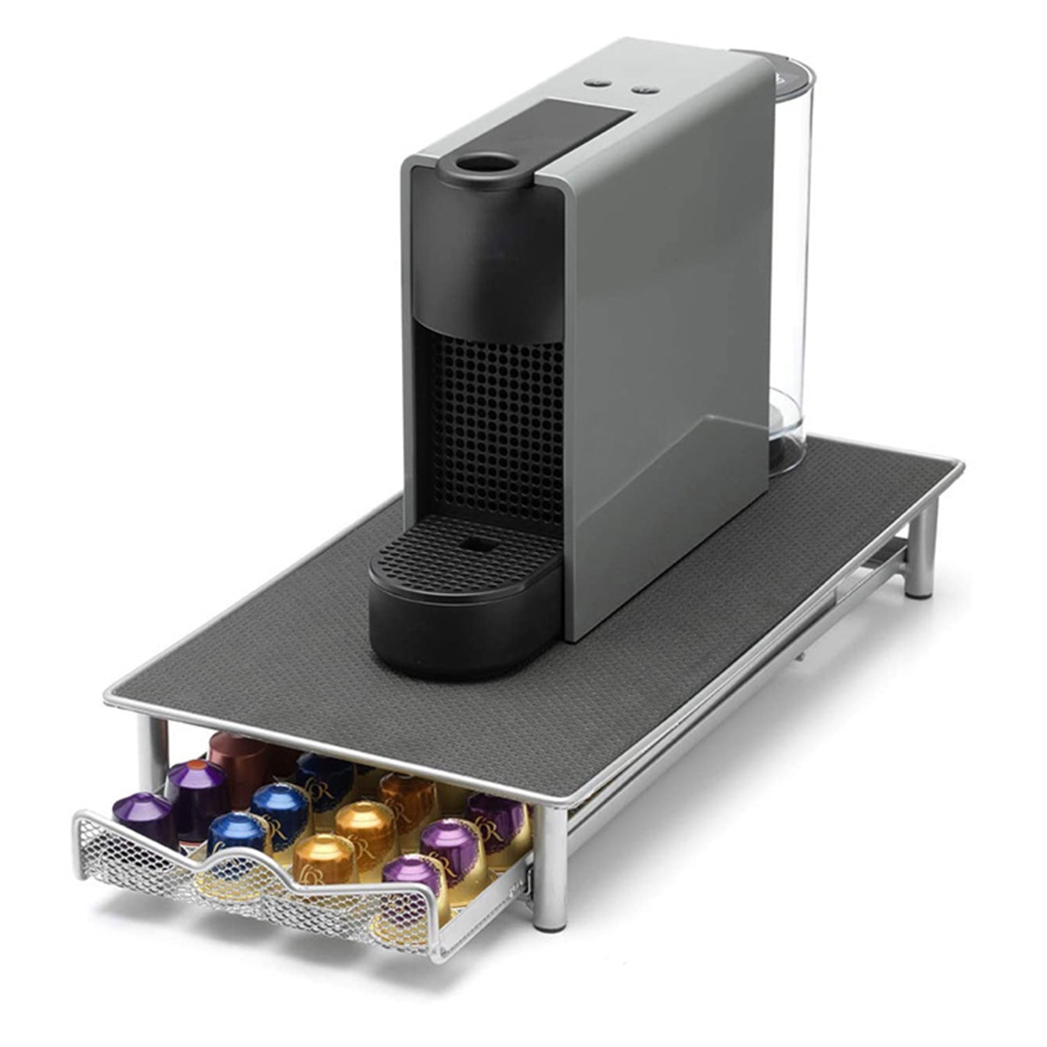 Homeika Coffee Pod Storage Drawer Holder, Nespresso Coffee Capsule Organizer Drawer, 40 Pod