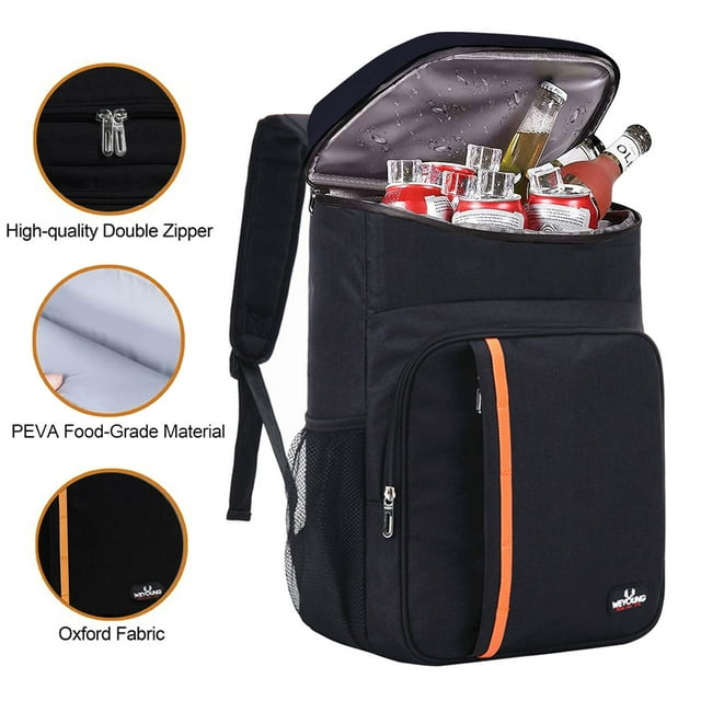Homeika Cooler Backpack, 24 Cans Insulated Leak Proof Cooler Bag