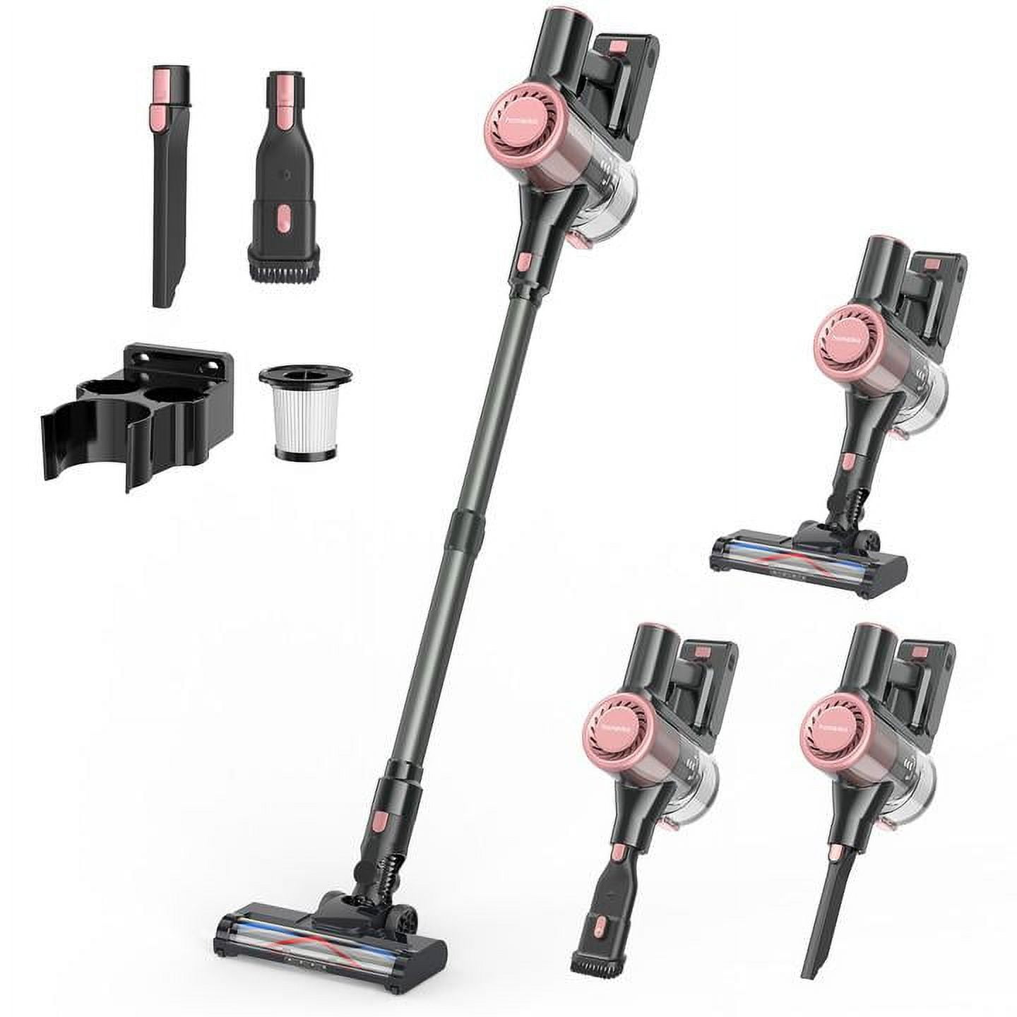 Homeika Cordless Vacuum Cleaner--H320, 28Kpa Powerful Suction, 380W Powerful Brushless Motor, 8-in-1 Lightweight Handheld Vacuum Cleaner, 50-Minute Runtime, Removable Battery, For Pet Hair and Carpet