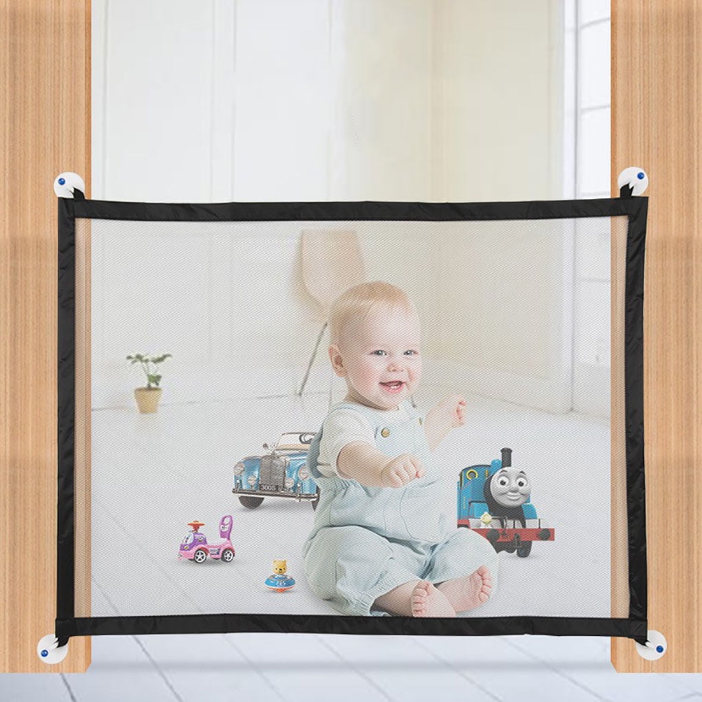 Homekie Foldable Portable Extra Wide Baby Gate 43 Tall Extends up to 28 Wide Child and Pets Safety Baby Gates for Stairs Doorways Hallways