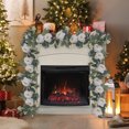 thumbnail image 1 of Homekingdee Artificial Rose Vine Garland - 70 Inches Plastic Christmas Party Decoration with Artificial Flowers for Home, Birthday, and Holiday Decor, 1 of 5