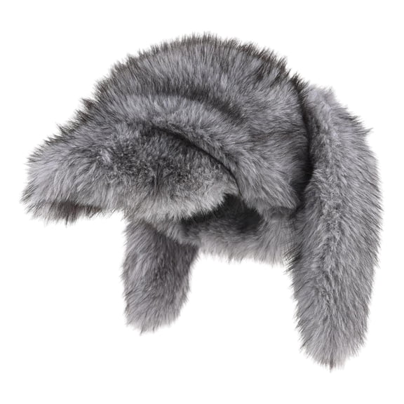 Homekingdee Faux Mink Big Ears Baseball Cap for Men and Women - Winter Warm Ear Protection Hat for Daily Use, Fishing, Hiking, and Camping
