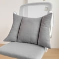 thumbnail image 1 of Homekingdee Office Chair Lumbar Support Cushion - Back Support Pillow for Prolonged Sitting, Suitable for Various Chairs, Polyester Material, Available in 5 Colors, 1 of 6