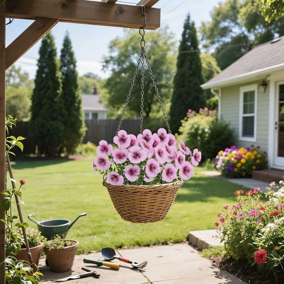 Homekingdee Pansies and Eucalyptus Artificial Flowers - Plastic Multicolor Realistic Fake Flowers for Wedding Decorations, Living Room Home Decor, Scene Arrangement Art Floral Displays