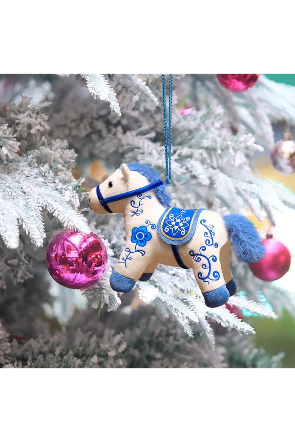 Short Plush Foal Keychain - Adorable Stuffed Horse Pendant for Bag Decor, Kids Gift, and Home Decoration