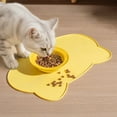 thumbnail image 1 of Homekingdee Silicone Pet Feeding Mat for Cats and Dogs - Rectangular Anti-Spill Non-Slip Slow Feeder Mat with Raised Edges, Easy to Clean Pet Placemat for Home and Travel Use, 1 of 6