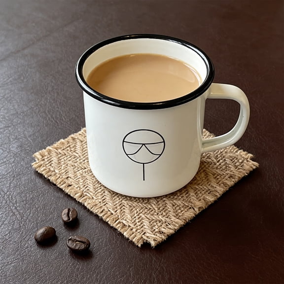 Homekingdee Vintage Style Brown Linen Crocheted Aromatherapy Candle Coaster Mat - Photography Styling Prop for Home Decor, Blogging, and E-commerce Shoots