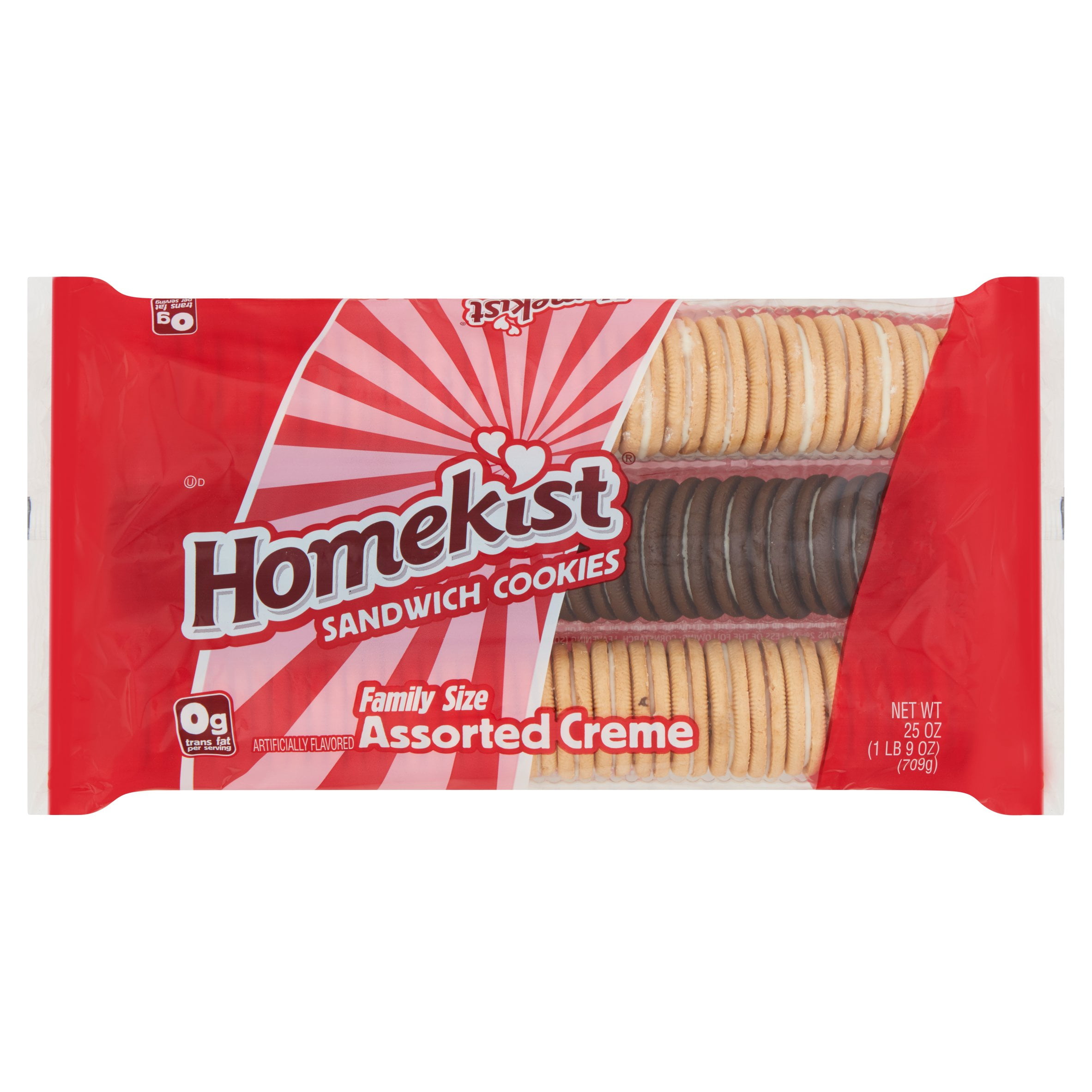 Find Your Perfect Homekist Assorted Creme Sandwich Cookie, 25 Oz