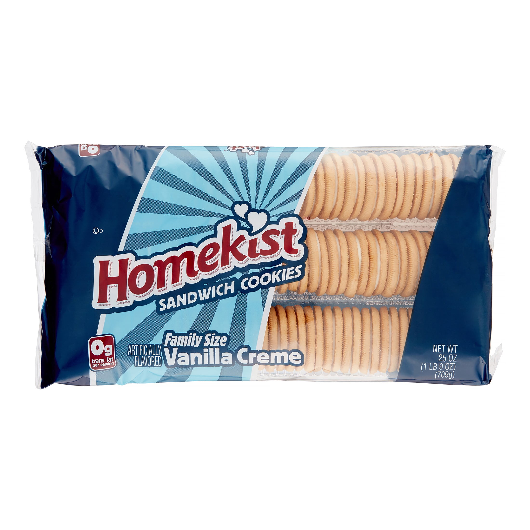 Homekist Vanilla Creme Sandwich Cookies