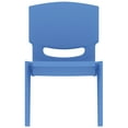 thumbnail image 1 of Homelala - Blue - Kids Size Plastic Side Chair 12" Seat Height Childs Chair Childrens Room School No Arm Arms Armless Molded Plastic Seat Stackable, 1 of 6