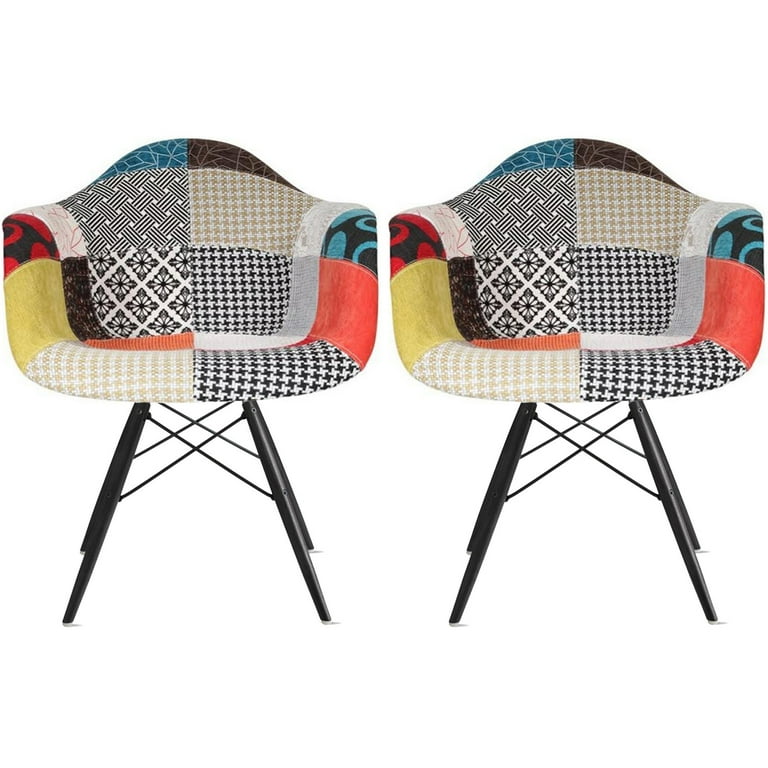 Multi colored armchair sales