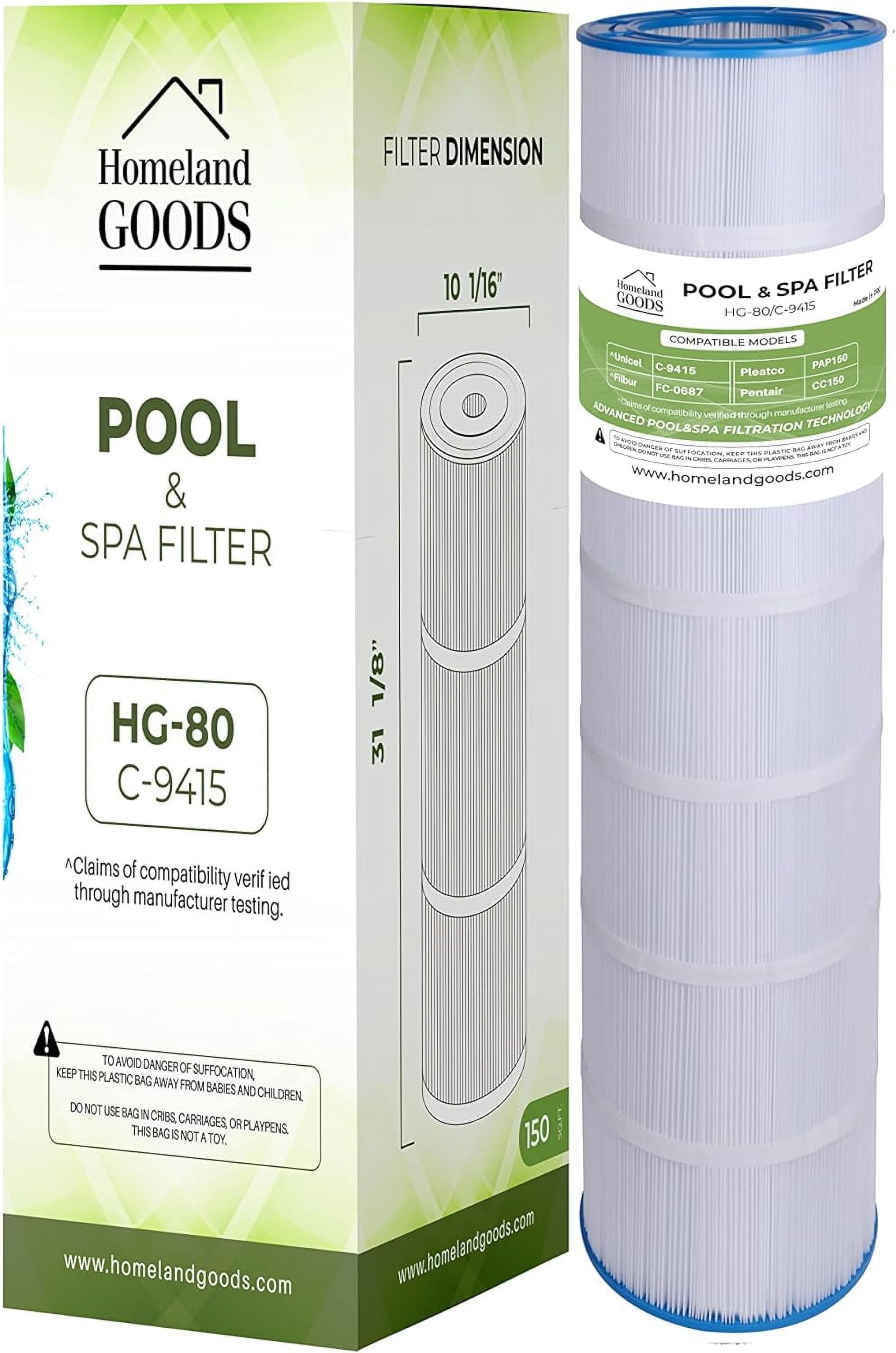 Homeland Goods PLF150A Pool Filter Replacement, Compatible with Pentair