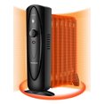 thumbnail image 1 of Homeleader Mini Oil Filled Heater, Portable Space Radiant Heater with Adjustable Thermostat, Electric Personal Heater with Overheat Safety, for Home and Office, 700W, Black, 1 of 7