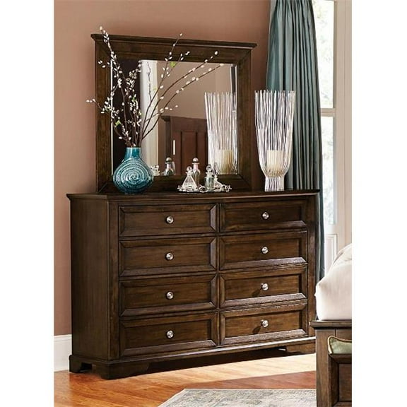 Homelegance 1844DC-6 Eunice Collection Mirror, Espresso - 45 x 1.75 x 37.75 in.