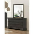 thumbnail image 1 of Homelegance 2147SG-6 Mayville Collection Mirror, Stained Grey - 38.25 x 0.75 x 38.25 in., 1 of 5