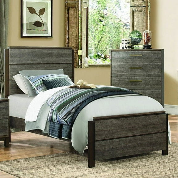 Homelegance Vestavia Platform Bed in Grey - (Queen)