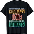 thumbnail image 1 of Homeless Awareness T-Shirt men and women can wear, black, white, gifts, 1 of 4