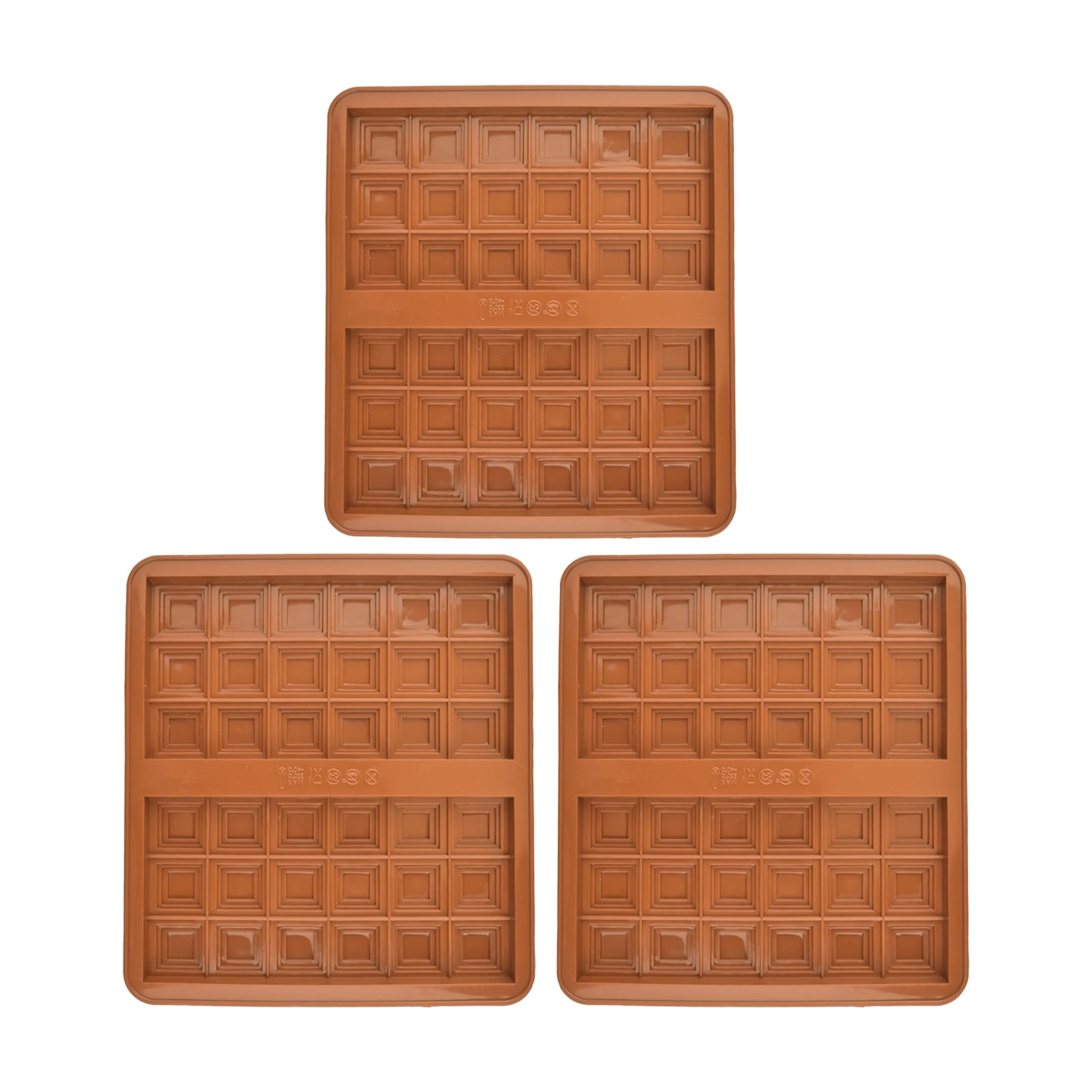 Homelife 1/2/3Pcs Deep Dubai Chocolate Mold Large Stuffed Silicone Chocolate Mold Candy Bar Mold for Filling Knafeh Nut