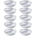 thumbnail image 1 of Homelife 10Pcs 6/7/8 Inches Aluminum Foil Pan Waterproof Oilproof Non Stick Kitchen Disposable Tinfoil Baking Pan Egg Tart Mold Daily Use, 1 of 13