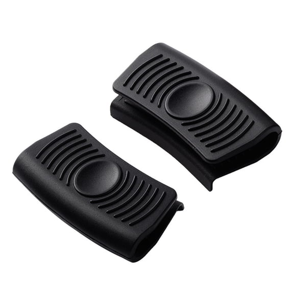 Homelife 2 Pairs Silicone Hot Handle Holder Heat Insulated Assist Grip Cover Sleeve for Cast Iron Woks Pans Griddles Skillets Anti-Scalding Clip