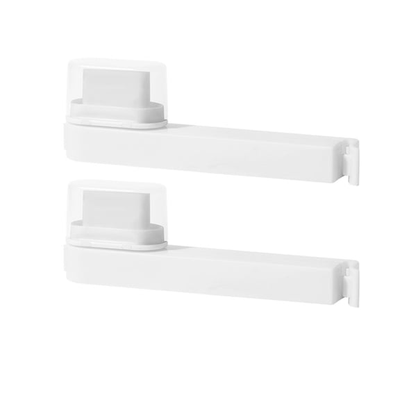 Homelife 2Pcs Bag Clip with Pour Spout Food Bag Clips for Sealing Convenient Pour Spouts Reusable Plastic Cap Sealer Clips for Snack Storage