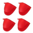 thumbnail image 1 of Homelife 4Pcs Silicone Oven Mitts Heat Resistant Kitchen Mittens Pinch Mitts Anti-Scald Silicone Potholders Non-Slip Cooking Mitts Versatile Mini Oven Mitts, 1 of 13