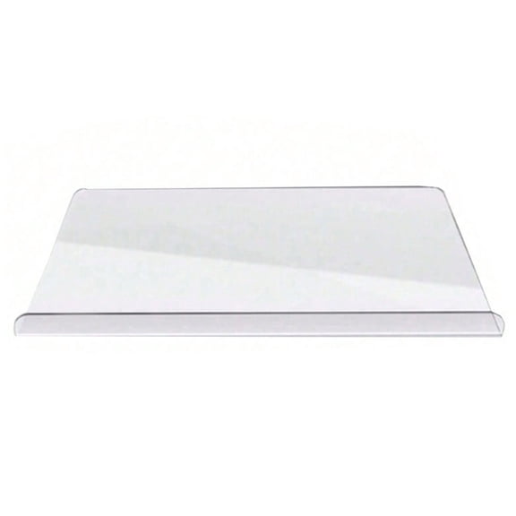 Homelife Acrylic Cutting Board with Counter Lip Non Slip Clear Cutting Board for Kitchen L-Shaped Charcuterie Board for Vegetables Cakes Pizza Sandwiches