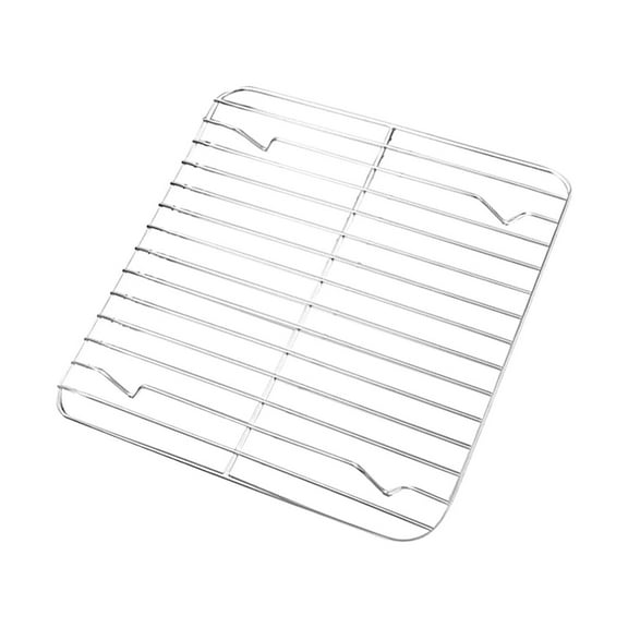 Homelife Anti-deformed Baking Pan Unbreakable Stainless Steel Smooth Edges Square Food Plate Household Supplies