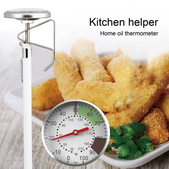 Homelife Food Thermometer Instant Read Thermometer Stainless Steel High Temperature Food Probe Deep Fry Thermometer for Cooking Grilling Oven