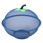 Homelife Fruit Bowl Vegetable Basket 24/28cm Metal Mesh Bowl for Washing Fruits Vegetables Snacks Tabletop Decorative Holder Kitchen Cafe Restaurant