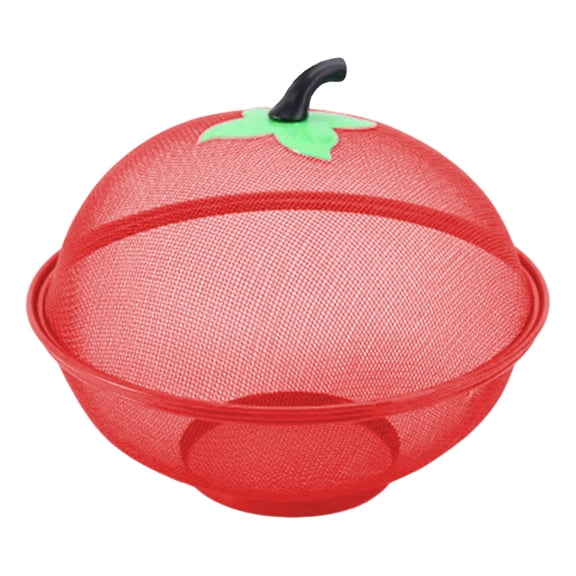 Homelife Fruit Bowl Vegetable Basket 24/28cm Metal Mesh Bowl for Washing Fruits Vegetables Snacks Tabletop Decorative Holder Kitchen Cafe Restaurant