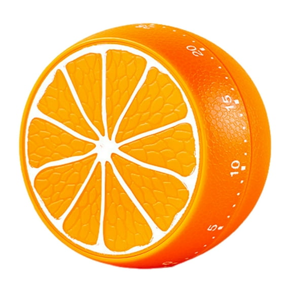 Homelife Magnetic Timer Lemon Watermelon Kitchen Cooking Timer Fruit Shaped Visual Mechanical Timer Manual Countdown Timer for Classroom Study