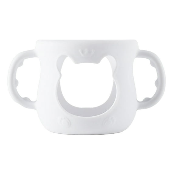 Homelife Silicone Bottle Sleeve with Handle Insulated Cup Sleeve for 4/8 Oz Glass Bottles Drop Protection Anti Breakage Baby Bottle Holder