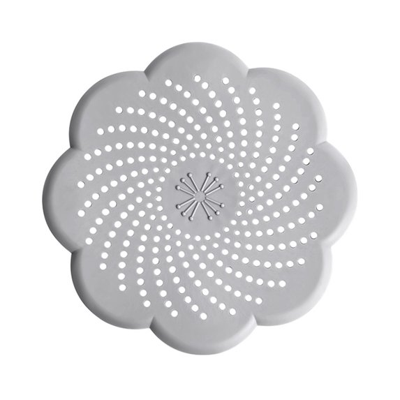 Homelife Sink Strainer Silicone Anti-Blocking Drain Filter Flower Design Odor Seal Kitchen Bathroom Accessory Sewer Outfall Mesh Trap