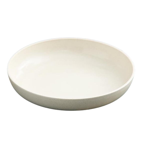 Homelife Snack Dish Stackable Smooth Surface Easy to Clean Large Capacity Heightened Base Multipurpose Round Candy Food Fruit Plate Kitchen Supplies