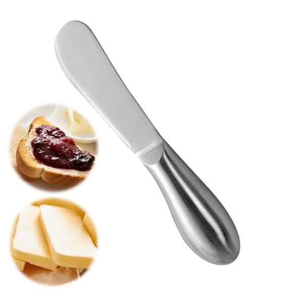 Homelife Stainless Steel Cheese Cutter Butter Jam Spreader Cream Cutter Utensil Multifunctional Bread Slicer Kitchen Gadget for Charcuterie Boards