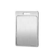 Homelife Stainless Steel Cutting Board for Kitchen Premium Double-Sided Chopping Board for Meat Fruit Vegetable Home Camping Gadgets